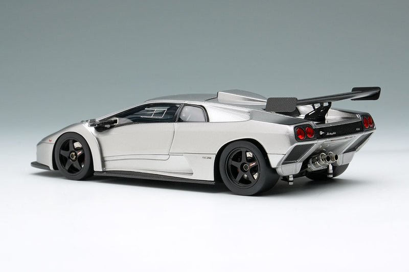 Laden Sie das Bild in Galerie -Viewer, EIDOLON EM786D Lamborghini Diablo GTR 1999 Silver Limited 60pcs Make Up 1/43 EM786D
