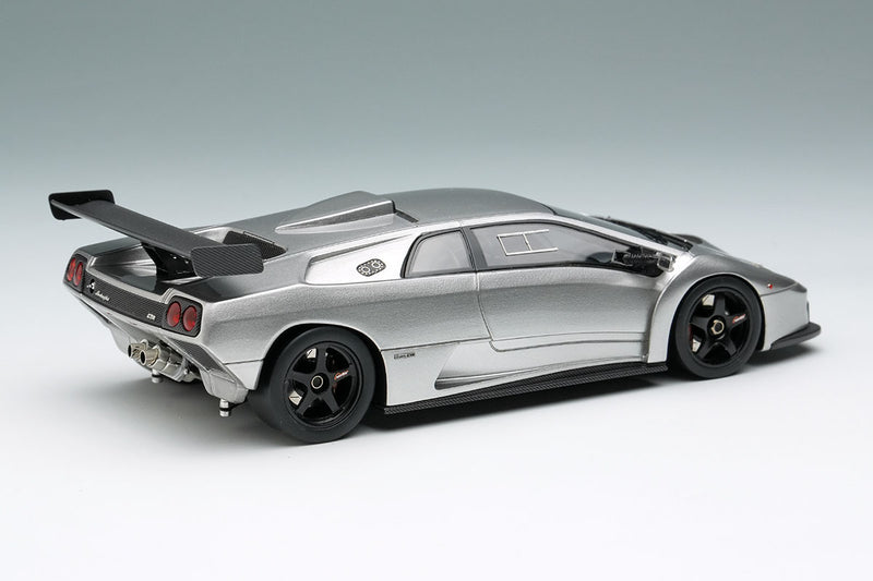 Laden Sie das Bild in Galerie -Viewer, EIDOLON EM786D Lamborghini Diablo GTR 1999 Silver Limited 60pcs Make Up 1/43 EM786D
