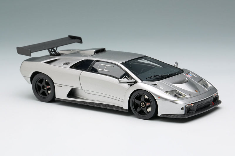 Laden Sie das Bild in Galerie -Viewer, EIDOLON EM786D Lamborghini Diablo GTR 1999 Silver Limited 60pcs Make Up 1/43 EM786D
