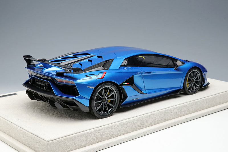 Laden Sie das Bild in Galerie -Viewer, EIDOLON EML026B 1/18 Lamborghini Aventador SVJ 2018 (Nireo wheel) Blu Aegir Limited 60pcs
