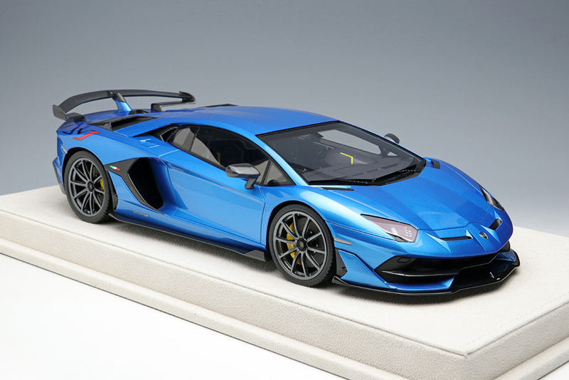 Cargue la imagen en el visor de la galería, EIDOLON EML026B 1/18 Lamborghini Aventador SVJ 2018 (Nireo wheel) Blu Aegir Limited 60pcs
