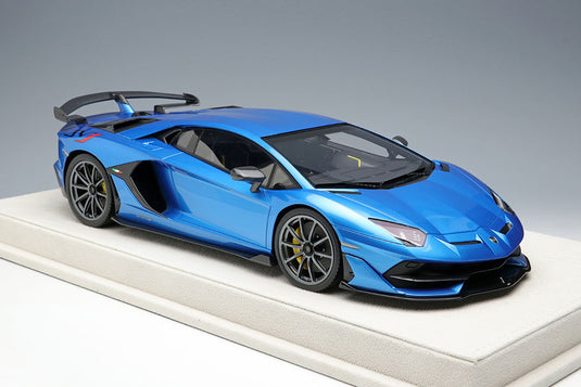 EIDOLON EML026B 1/18 Lamborghini Aventador SVJ 2018 (Nireo wheel) Blu Aegir Limited 60pcs