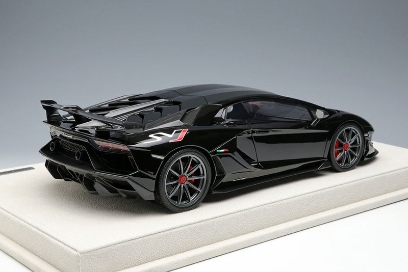 Laden Sie das Bild in Galerie -Viewer, EIDOLON EML026D 1/18 Lamborghini Aventador SVJ 2018 (Nireo wheel) Black Limited 40pcs
