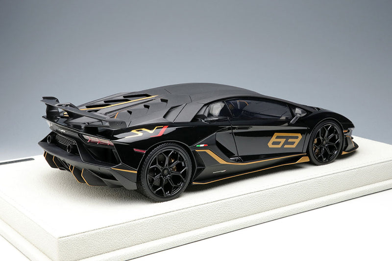 Chargez l&#39;image dans la visionneuse de la galerie, EIDOLON EML027H 1/18 Lamborghini Aventador SVJ 63 2018 Black Limited 63pcs
