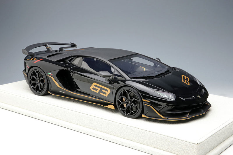 Laden Sie das Bild in Galerie -Viewer, EIDOLON EML027H 1/18 Lamborghini Aventador SVJ 63 2018 Black Limited 63pcs
