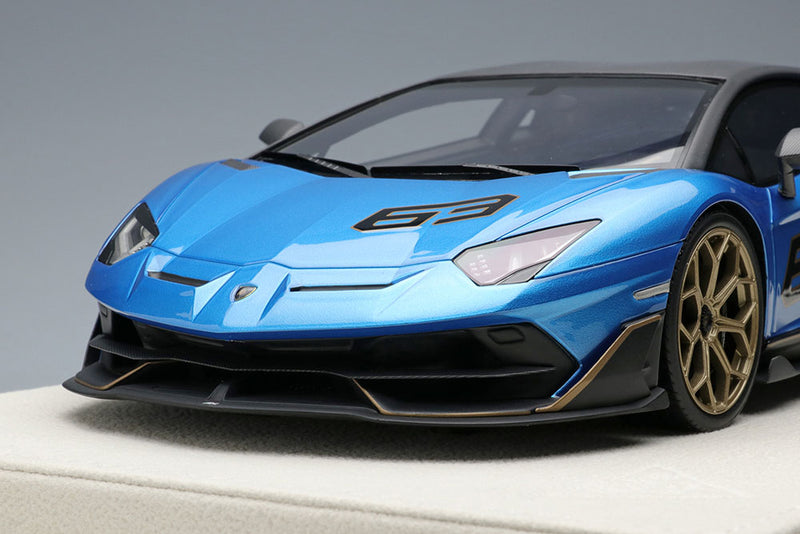 Load image into Gallery viewer, EIDOLON EML027I 1/18 Lamborghini Aventador SVJ 63 2018 Blue Aegir Limited 63pcs
