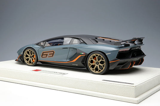 EIDOLON EML027J 1/18 Lamborghini Aventador SVJ 63 2018 Grigio Telesto Limited 63pcs Make Up 1/18 EML027J