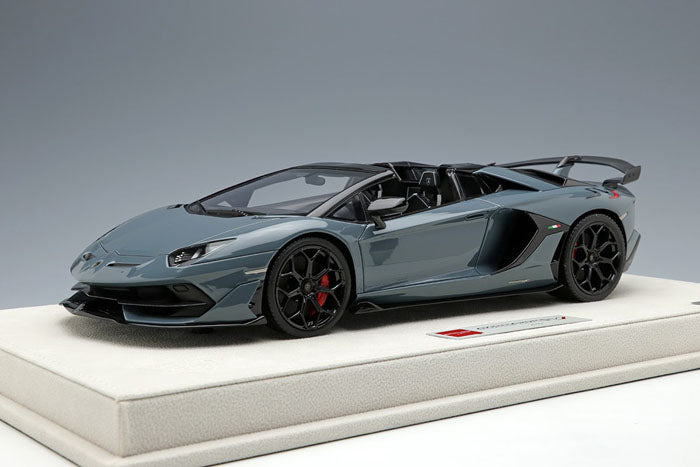 Laden Sie das Bild in Galerie -Viewer, EIDOLON EML029E 1/18 Lamborghini Aventador SVJ Roadster 2019 (Leirion wheel) Grigio Telesto Limited 30pcs Make Up 1/18 EML029E
