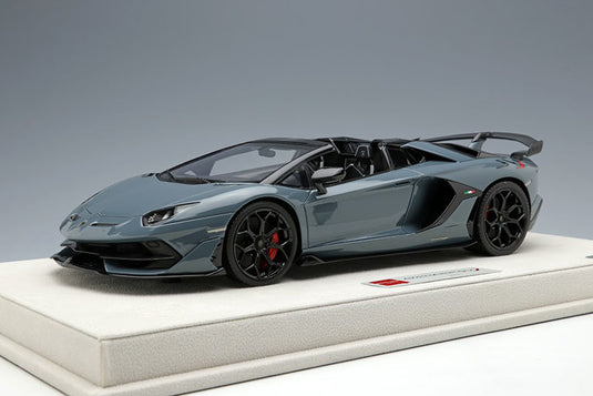 EIDOLON EML029E 1/18 Lamborghini Aventador SVJ Roadster 2019 (Leirion wheel) Grigio Telesto Limited 30pcs Make Up 1/18 EML029E