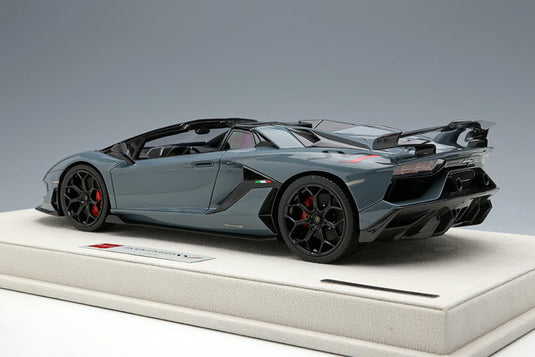 EIDOLON EML029E 1/18 Lamborghini Aventador SVJ Roadster 2019 (Leirion wheel) Grigio Telesto Limited 30pcs Make Up 1/18 EML029E