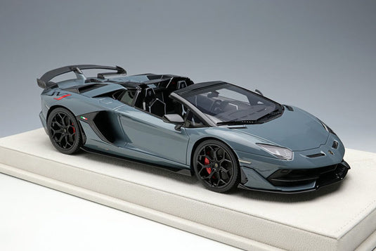 EIDOLON EML029E 1/18 Lamborghini Aventador SVJ Roadster 2019 (Leirion wheel) Grigio Telesto Limited 30pcs Make Up 1/18 EML029E