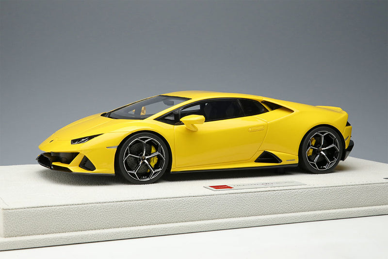 Cargue la imagen en el visor de la galería, EIDOLON EML031D 1/18 Lamborghini Huracan Evo 2019 Pearl Yellow Limited 40pcs
