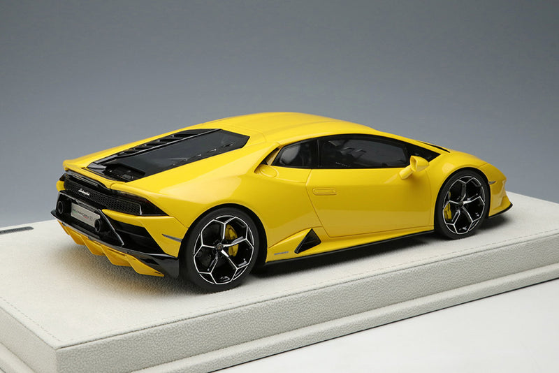 Chargez l&#39;image dans la visionneuse de la galerie, EIDOLON EML031D 1/18 Lamborghini Huracan Evo 2019 Pearl Yellow Limited 40pcs
