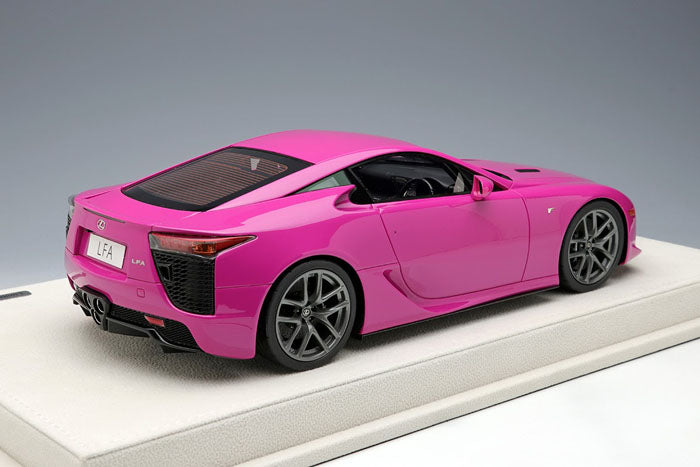 Laden Sie das Bild in Galerie -Viewer, EIDOLON EML043E 1/18 Lexus LFA 2010 Passionate Pink Limited 70pcs
