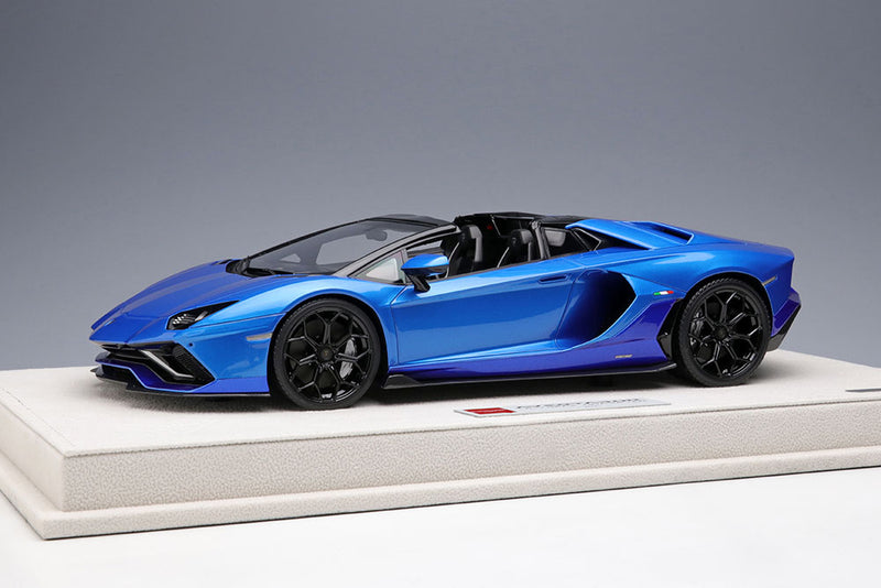 Carica immagine in Galleria Viewer, EIDOLON EML064A 1/18 Lamborghini Aventador LP780-4 Ultimae Roadster 2021 Blu Tawaret / Blu Nethuns Limited 100pcs
