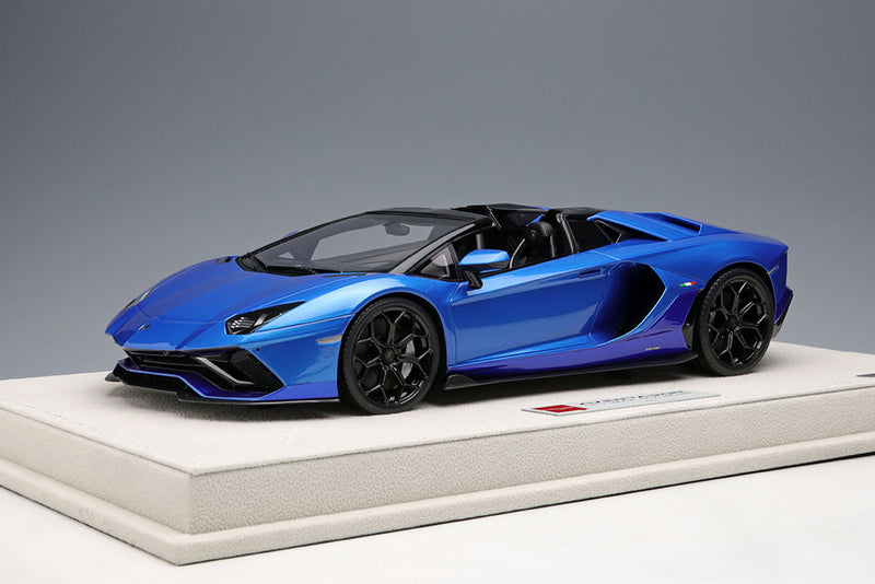 Carica immagine in Galleria Viewer, EIDOLON EML064A 1/18 Lamborghini Aventador LP780-4 Ultimae Roadster 2021 Blu Tawaret / Blu Nethuns Limited 100pcs
