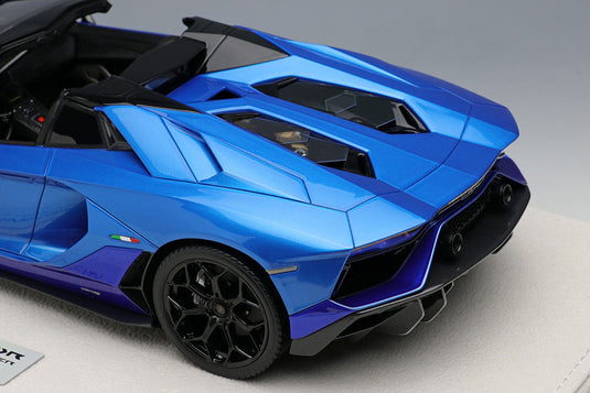 EIDOLON EML064A 1/18 Lamborghini Aventador LP780-4 Ultimae Roadster 2021 Blu Tawaret / Blu Nethuns Limited 100pcs