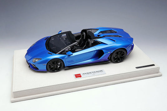 EIDOLON EML064A 1/18 Lamborghini Aventador LP780-4 Ultimae Roadster 2021 Blu Tawaret / Blu Nethuns Limited 100pcs