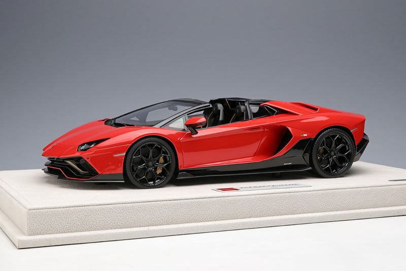 Laden Sie das Bild in Galerie -Viewer, EIDOLON EML064B 1/18 Lamborghini Aventador LP780-4 Ultimae Roadster 2021 Rosso Mars / Black Limited 50pcs
