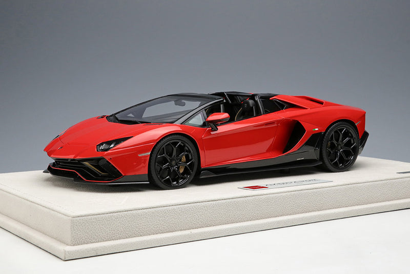 Carica immagine in Galleria Viewer, EIDOLON EML064B 1/18 Lamborghini Aventador LP780-4 Ultimae Roadster 2021 Rosso Mars / Black Limited 50pcs
