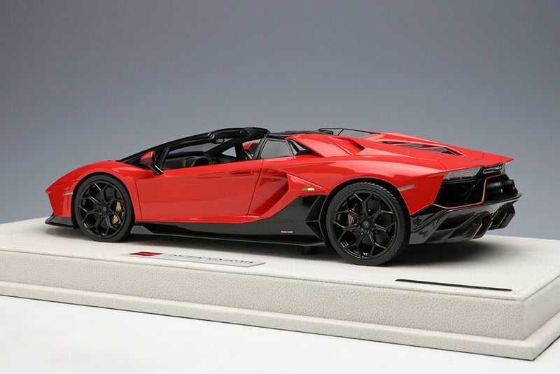 Load image into Gallery viewer, EIDOLON EML064B 1/18 Lamborghini Aventador LP780-4 Ultimae Roadster 2021 Rosso Mars / Black Limited 50pcs
