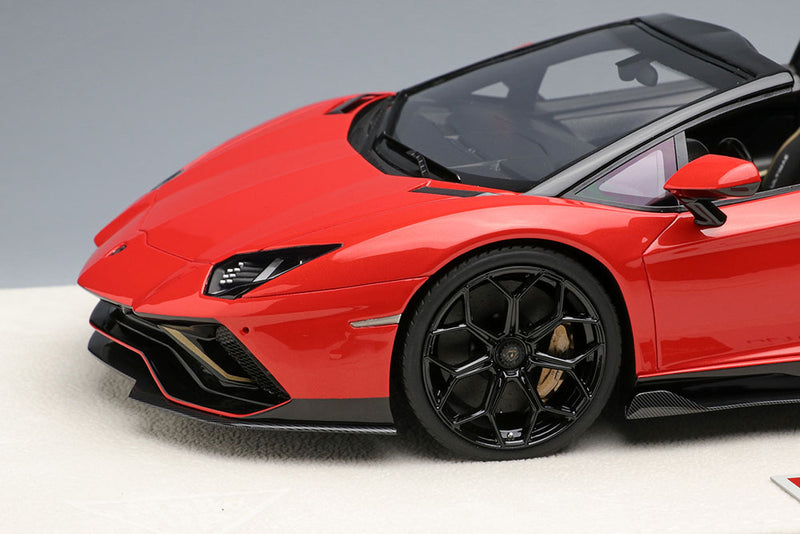 Laden Sie das Bild in Galerie -Viewer, EIDOLON EML064B 1/18 Lamborghini Aventador LP780-4 Ultimae Roadster 2021 Rosso Mars / Black Limited 50pcs
