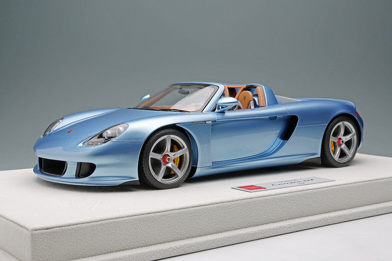 Laden Sie das Bild in Galerie -Viewer, EIDOLON EML070H 1/18 Porsche Carrera GT 2004 Horizon Blue Metallic Limited 100pcs Make Up 1/18 EML070H
