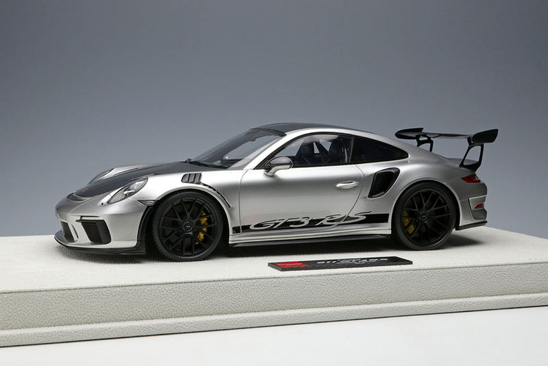 Laden Sie das Bild in Galerie -Viewer, EIDOLON EML072B 1/18 Porsche 911 (991.2) GT3 RS Weissach Package 2018 GT Silver Metallic
