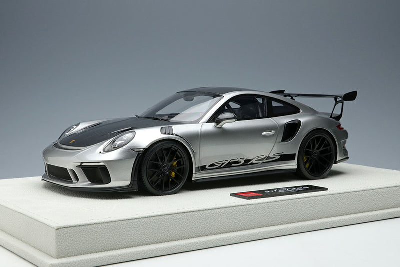 Laden Sie das Bild in Galerie -Viewer, EIDOLON EML072B 1/18 Porsche 911 (991.2) GT3 RS Weissach Package 2018 GT Silver Metallic
