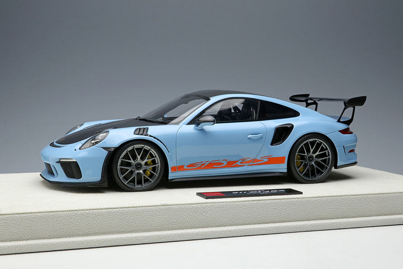 Carica immagine in Galleria Viewer, EIDOLON EML072C 1/18 Porsche 911 (991.2) GT3 RS Weissach Package 2018 Gulf Blue
