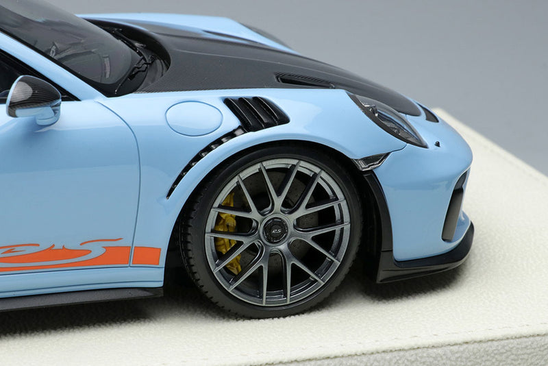 Carica immagine in Galleria Viewer, EIDOLON EML072C 1/18 Porsche 911 (991.2) GT3 RS Weissach Package 2018 Gulf Blue
