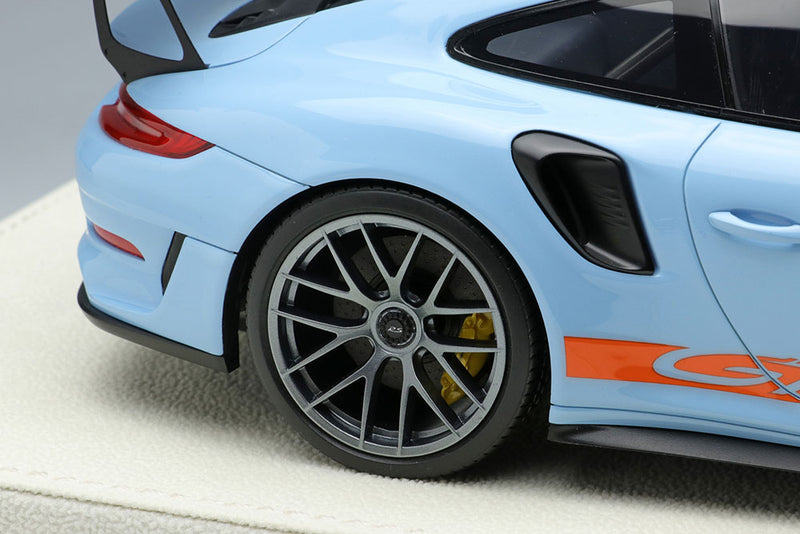 Laden Sie das Bild in Galerie -Viewer, EIDOLON EML072C 1/18 Porsche 911 (991.2) GT3 RS Weissach Package 2018 Gulf Blue
