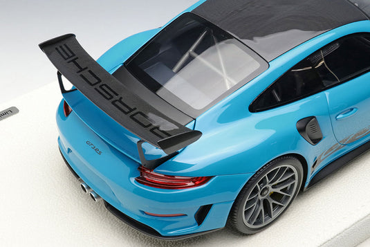 EIDOLON EML072G 1/18 Porsche 911 (991.2) GT3 RS Weissach Package 2018 Miami Blue Limited 60pcs