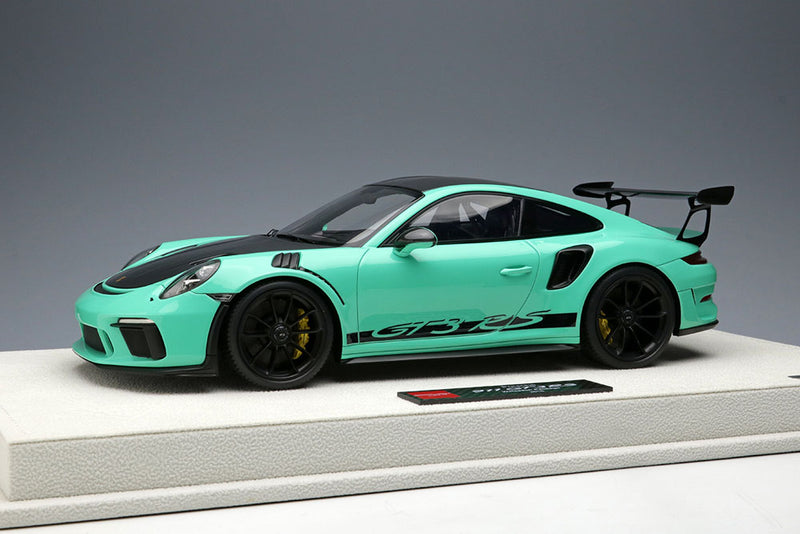 Chargez l&#39;image dans la visionneuse de la galerie, EIDOLON EML072H 1/18 Porsche 911 (991.2) GT3 RS Weissach Package 2018 Mint Green Limited 60pcs
