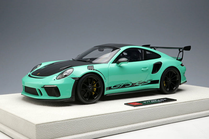 Laden Sie das Bild in Galerie -Viewer, EIDOLON EML072H 1/18 Porsche 911 (991.2) GT3 RS Weissach Package 2018 Mint Green Limited 60pcs
