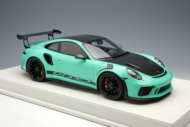 Laden Sie das Bild in Galerie -Viewer, EIDOLON EML072H 1/18 Porsche 911 (991.2) GT3 RS Weissach Package 2018 Mint Green Limited 60pcs
