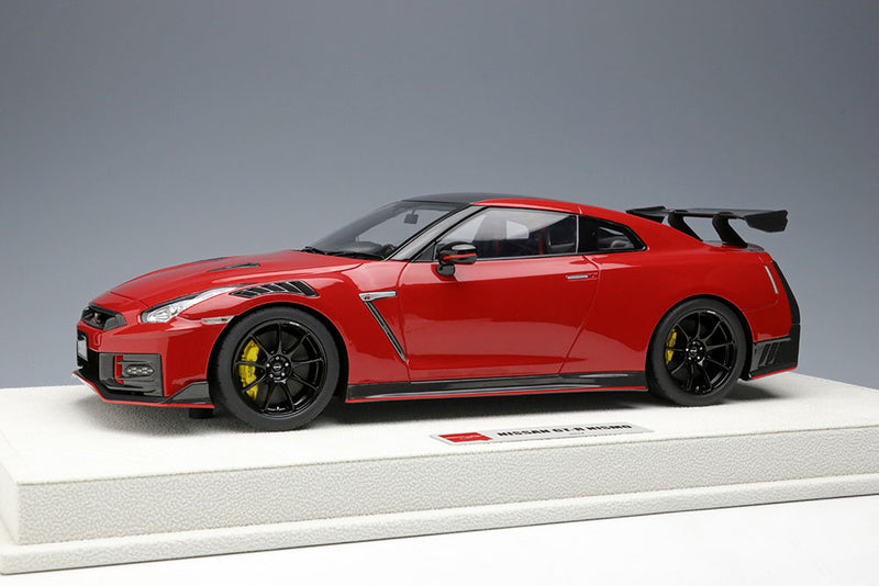 Laden Sie das Bild in Galerie -Viewer, EIDOLON EML076E 1/18 NISSAN GT-R NISMO 2024 Vibrant Red
