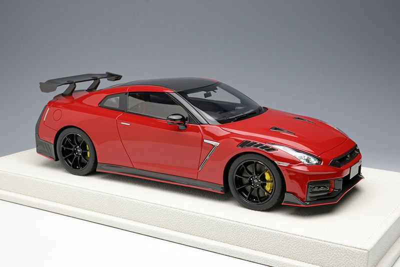 Laden Sie das Bild in Galerie -Viewer, EIDOLON EML076E 1/18 NISSAN GT-R NISMO 2024 Vibrant Red
