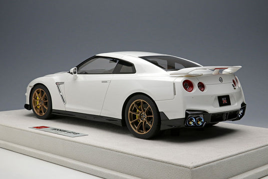 EIDOLON EML082B 1/18 NISSAN GT-R Premium Edition T-spec 2024 Brilliant White Pearl Make Up 1/18 EML082B
