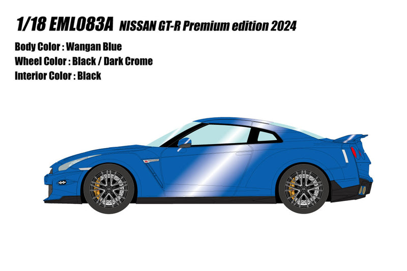 Carica immagine in Galleria Viewer, Pre-Order EIDOLON EML083A 1/18 Nissan GT-R Premium edition 2024 Wangan Blue
