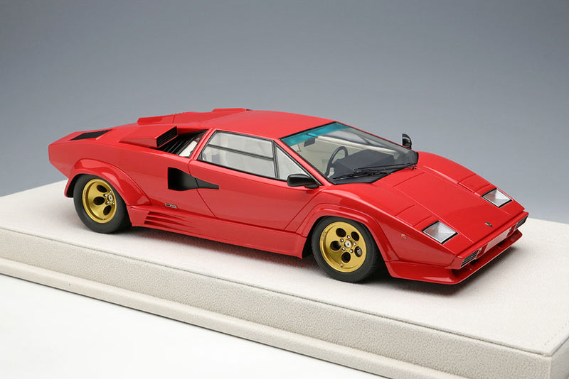 Laden Sie das Bild in Galerie -Viewer, EIDOLON EML088A 1/18 Lamborghini Countach LP5000 QV 1988 Red Limited 100pcs
