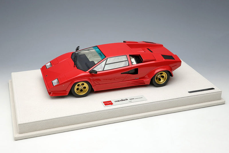 Cargue la imagen en el visor de la galería, EIDOLON EML088A 1/18 Lamborghini Countach LP5000 QV 1988 Red Limited 100pcs
