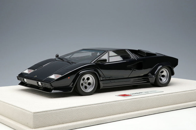 Laden Sie das Bild in Galerie -Viewer, EIDOLON EML088B 1/18 Lamborghini Countach LP5000 QV 1988 Black Limited 100pcs
