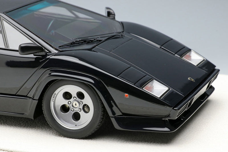 Laden Sie das Bild in Galerie -Viewer, EIDOLON EML088B 1/18 Lamborghini Countach LP5000 QV 1988 Black Limited 100pcs
