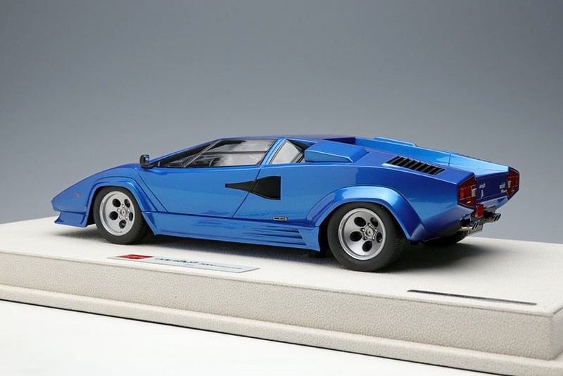 Carica immagine in Galleria Viewer, EIDOLON EML088C 1/18 Lamborghini Countach LP5000 QV 1988 Metallic Blue Limited 100pcs
