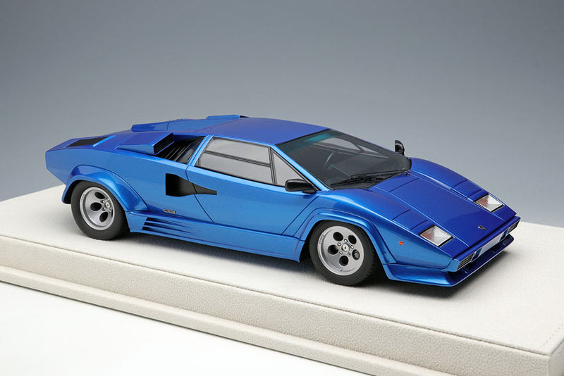 Cargue la imagen en el visor de la galería, EIDOLON EML088C 1/18 Lamborghini Countach LP5000 QV 1988 Metallic Blue Limited 100pcs
