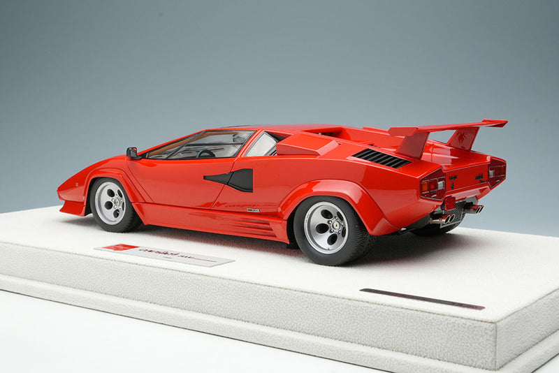 Chargez l&#39;image dans la visionneuse de la galerie, EIDOLON EML088F 1/18 Lamborghini Countach LP5000 QV 1988 with Rear Wing Red Limited 50pcs
