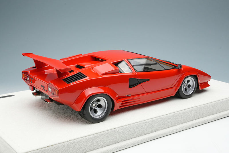 Chargez l&#39;image dans la visionneuse de la galerie, EIDOLON EML088F 1/18 Lamborghini Countach LP5000 QV 1988 with Rear Wing Red Limited 50pcs
