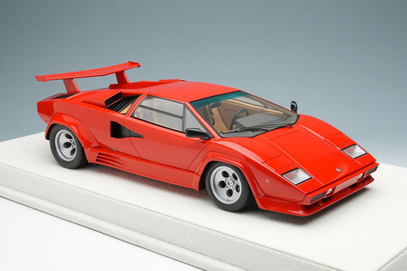 Laden Sie das Bild in Galerie -Viewer, EIDOLON EML088F 1/18 Lamborghini Countach LP5000 QV 1988 with Rear Wing Red Limited 50pcs
