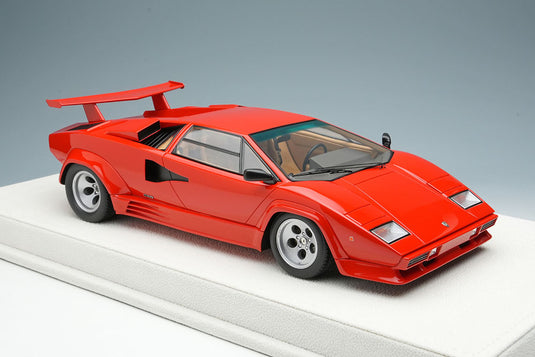 EIDOLON EML088F 1/18 Lamborghini Countach LP5000 QV 1988 with Rear Wing Red Limited 50pcs